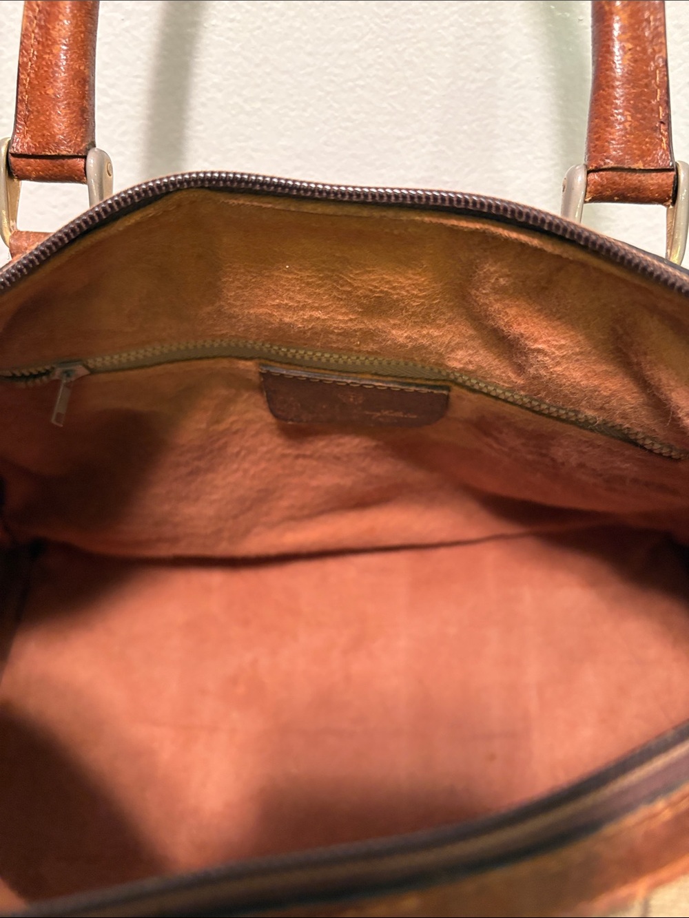 Gucci Brown Monogram Boston Bag with Green and Red Stripe - Picture 8 of 14